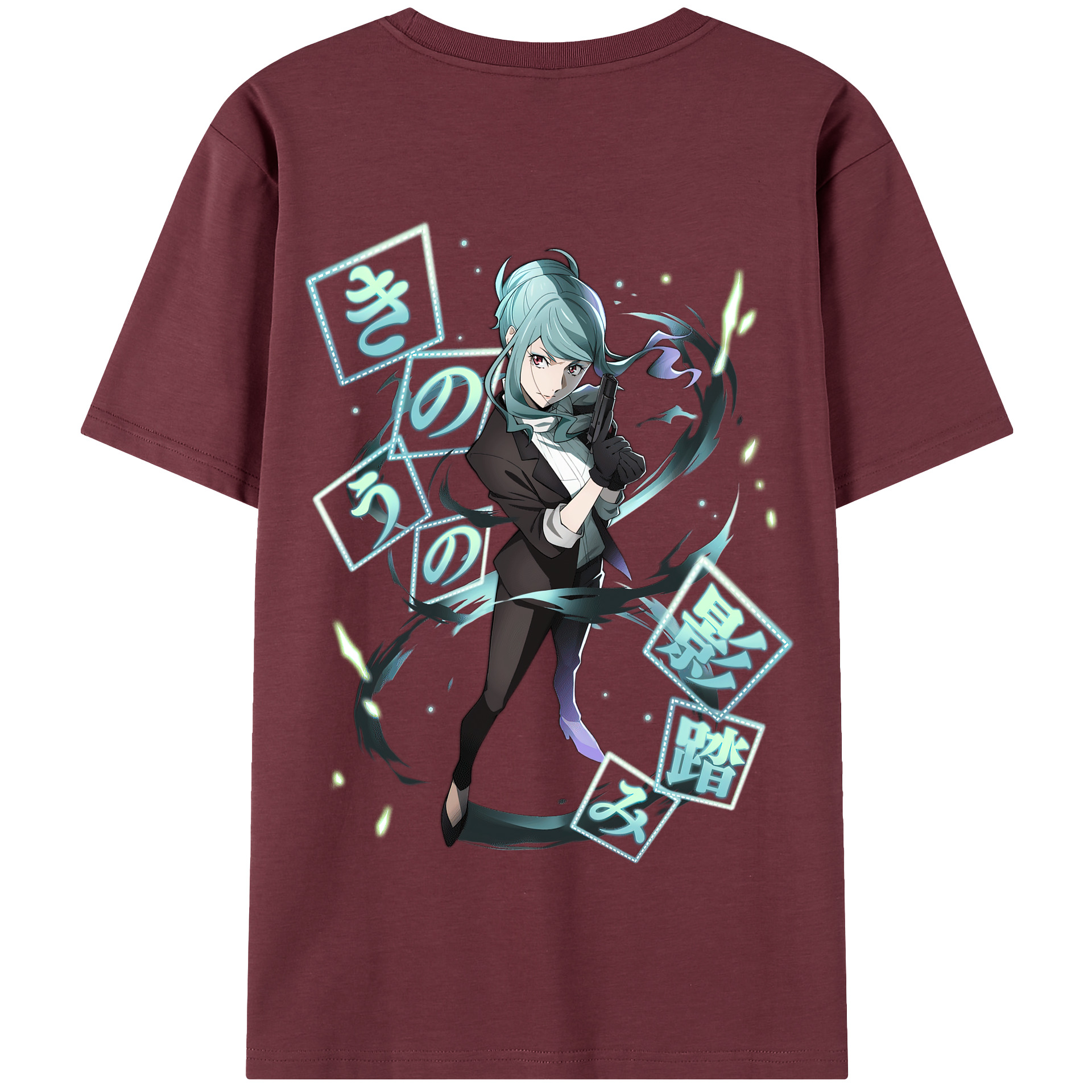 （画像用） 文豪ストレイドッグス Bungo Stray Dogs 綿100％半袖Tシャツ（背面プリント）